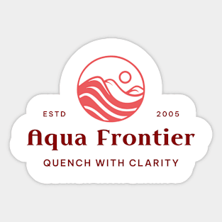 Aqua Frontier Sticker